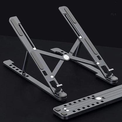Adjustable Aluminum Laptop Riser – X Style